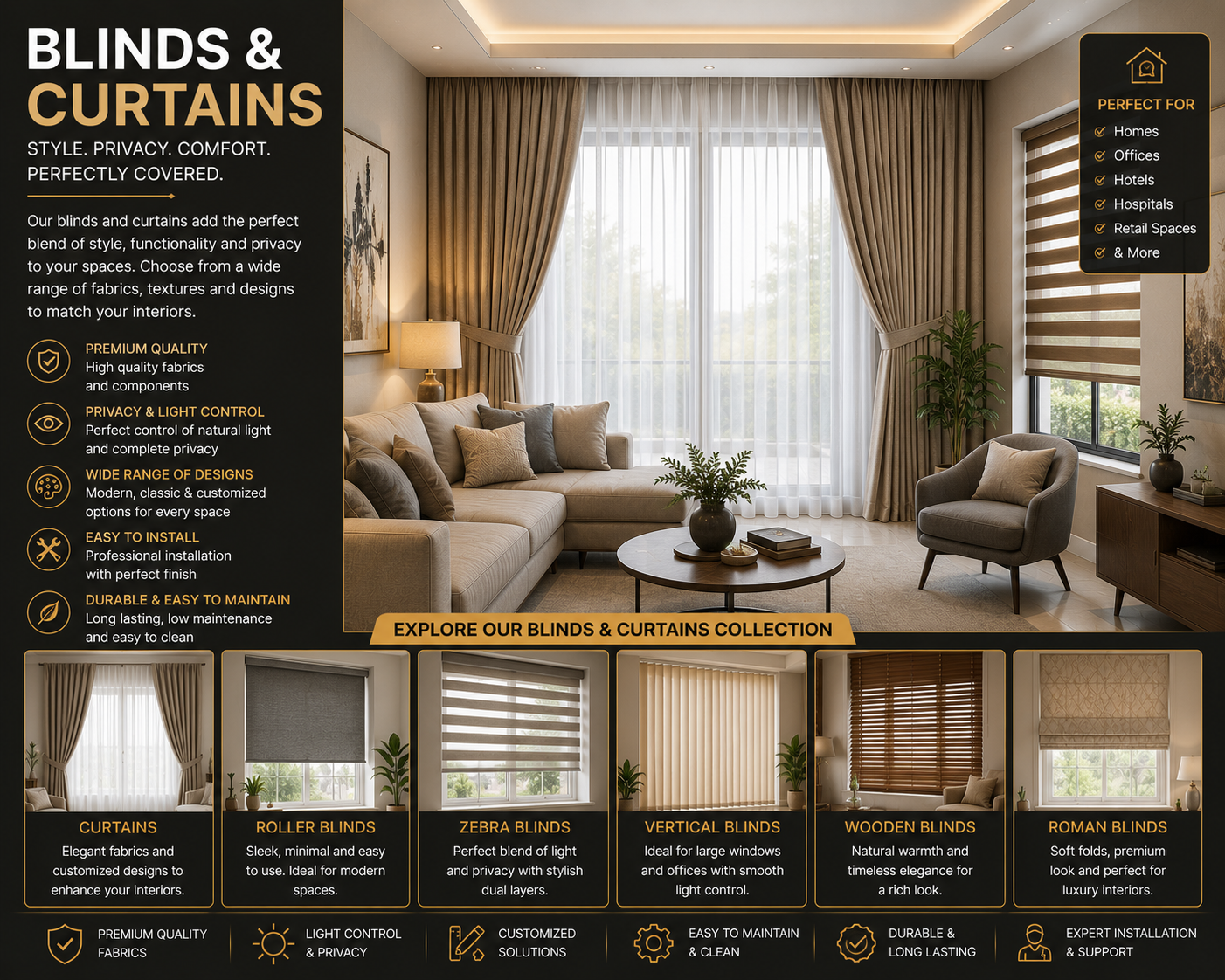 Blinds & Curtains