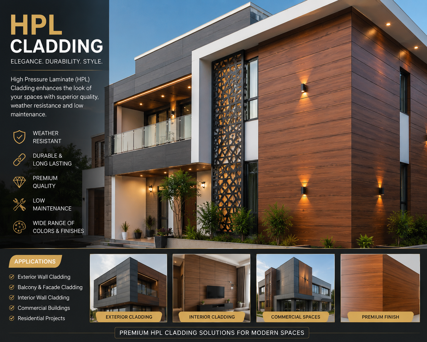 Premium HPL Cladding