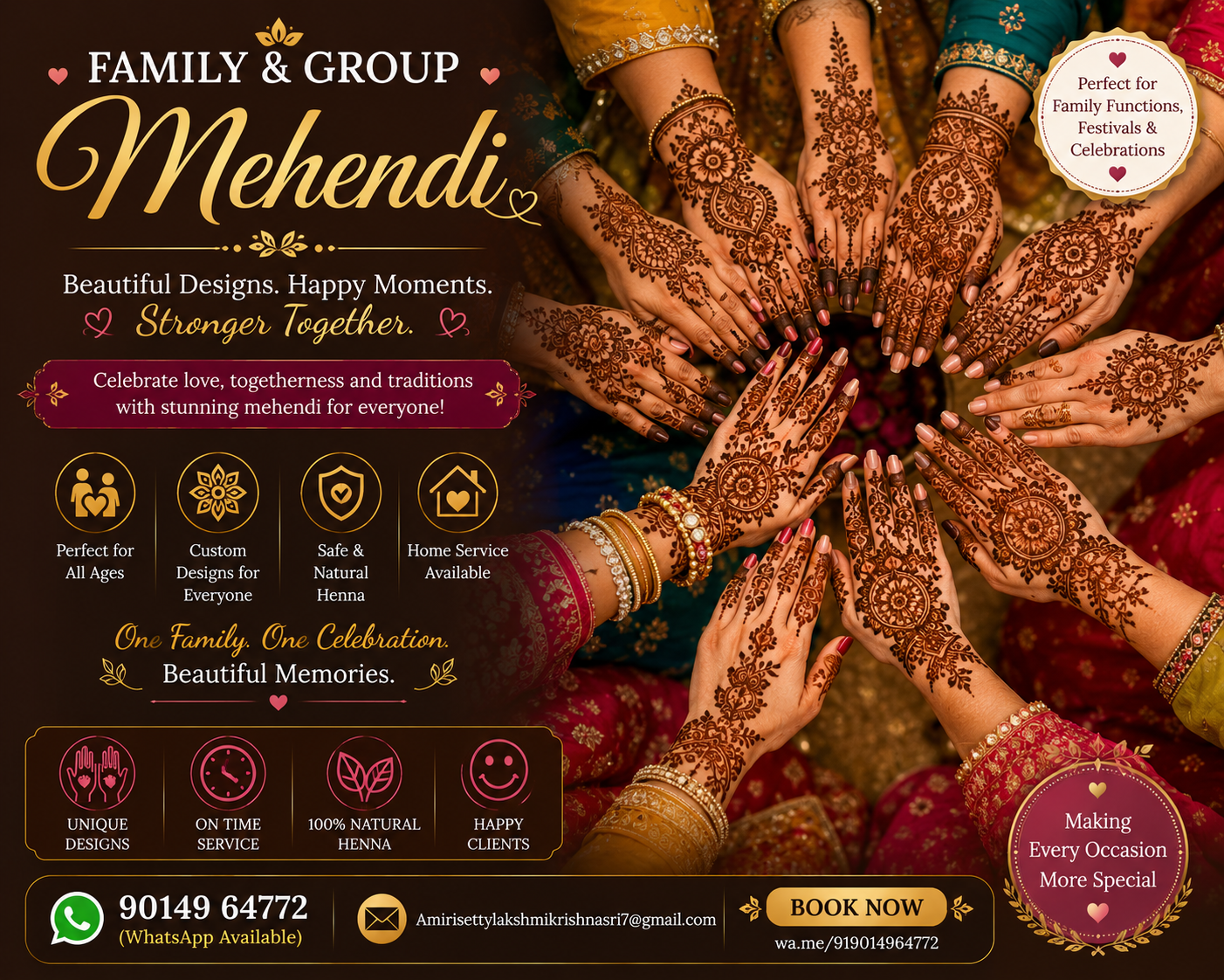 Family & Group Mehendi