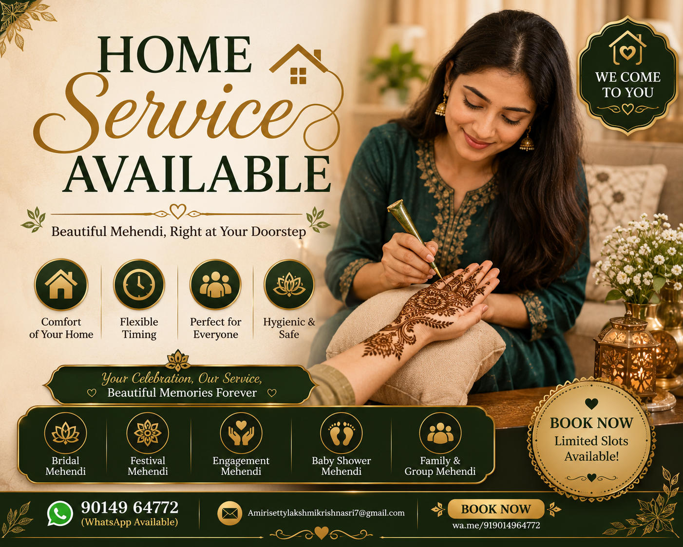 Home Service Available