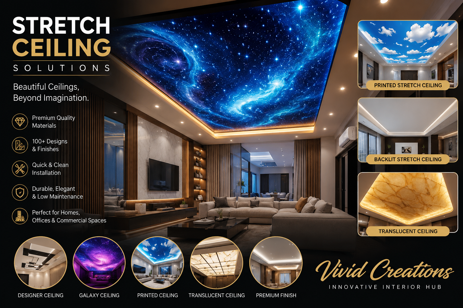 Premium Stretch Ceiling Solutions