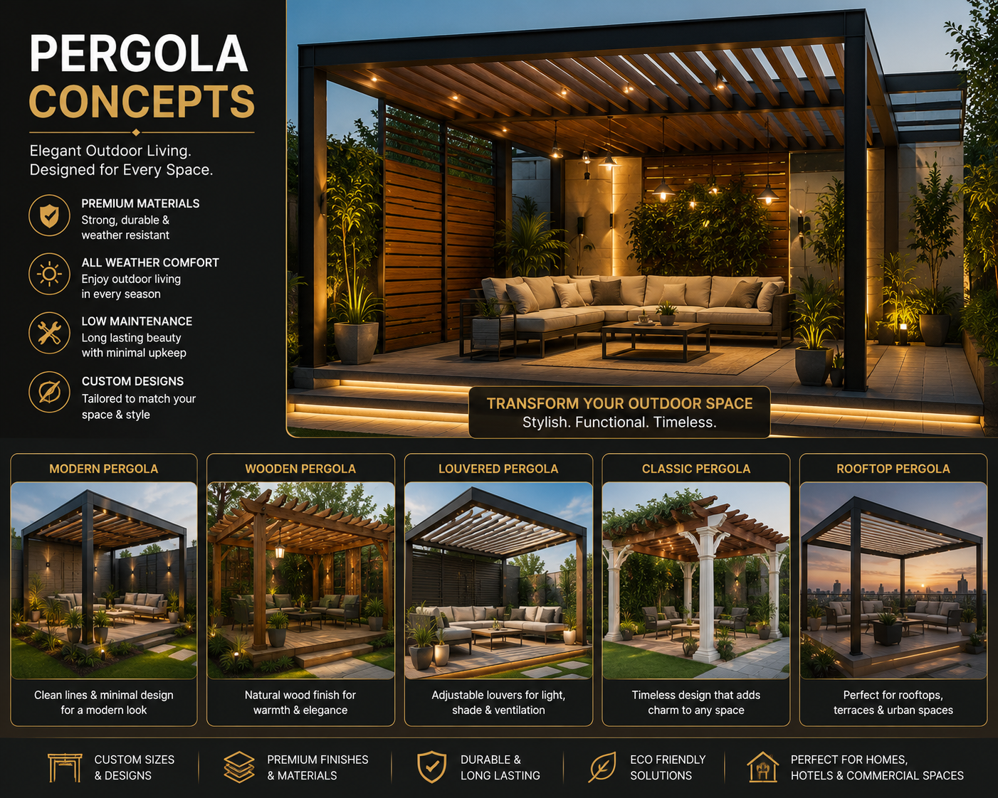 Pergola Concepts