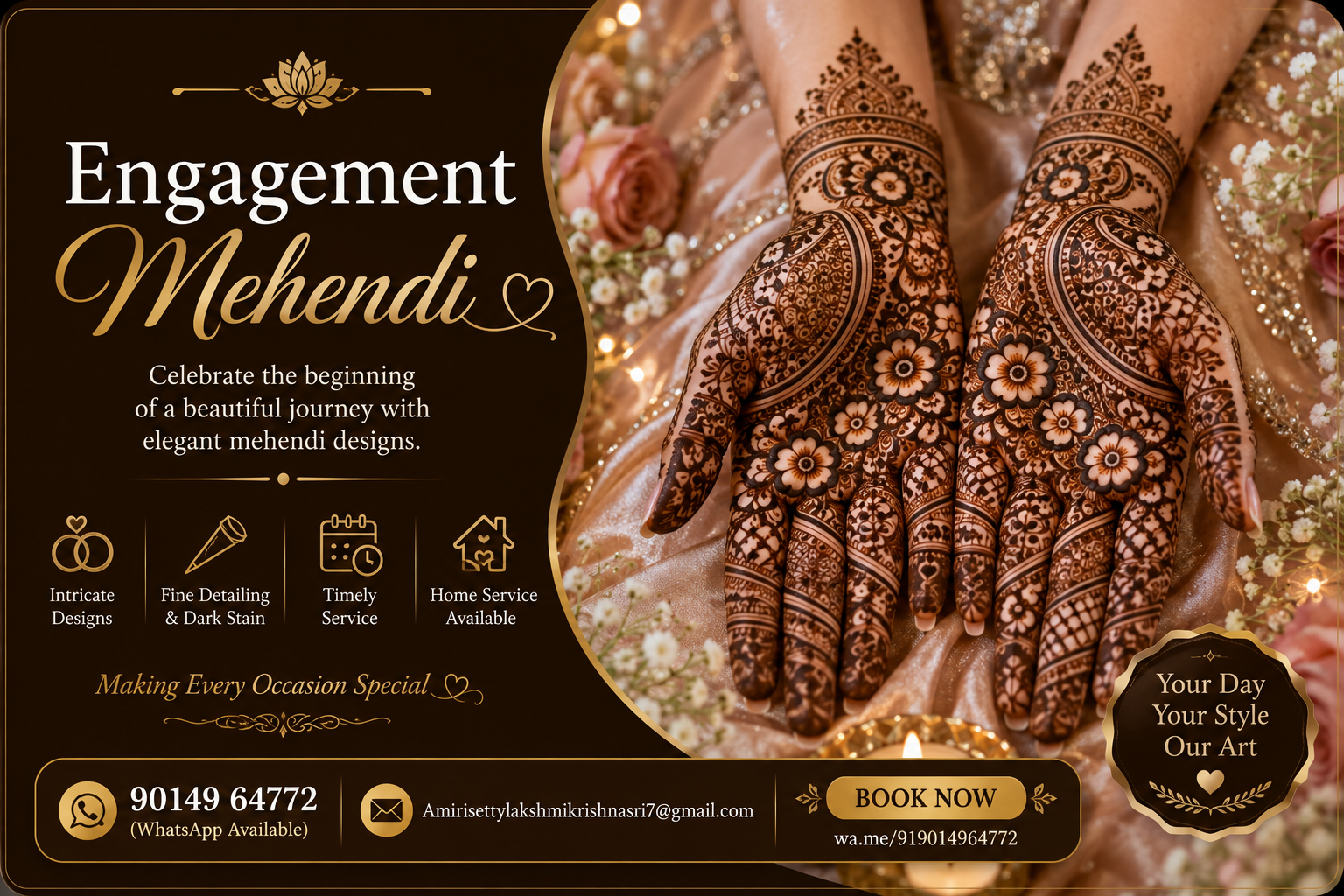 Engagement Mehendi
